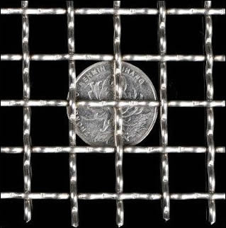 Wire Diameter 2mm, Mesh Count 10mm, crimped wire mesh 