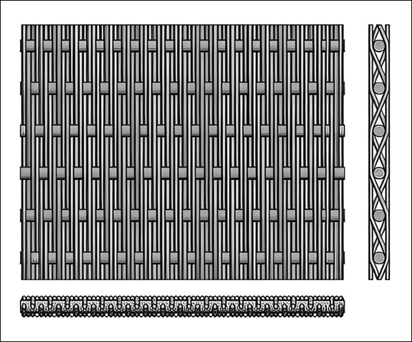 Reverse Dutch weaving pattern