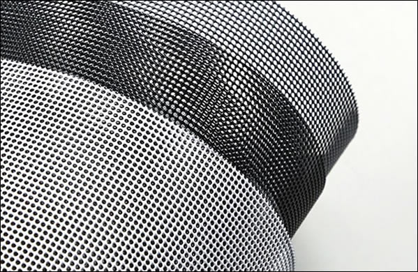 Black, white and gray Powder Coating Stainless steel mesh screens