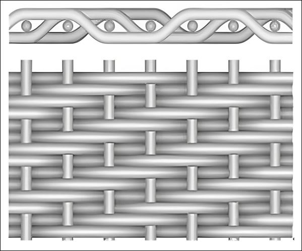 twilled dutch weave wire mesh